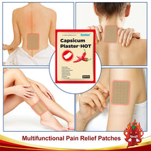Load image into Gallery viewer, 8pcs/bag Neck Pian Relief Shoulder Pain Hyperostosis Capsicum Plaster-hot Strain Sprain Scciatica Relief Pain Relief Plaster Health Care