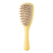 Load image into Gallery viewer, Ginkgo Leaf Hair Brush Massager Silicone Coarse Toothed Handle Hair Comb Long Handle Hair Massage Brush