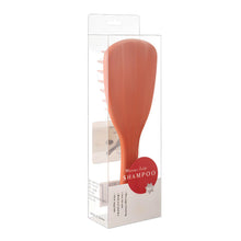 Load image into Gallery viewer, Ginkgo Leaf Hair Brush Massager Silicone Coarse Toothed Handle Hair Comb Long Handle Hair Massage Brush