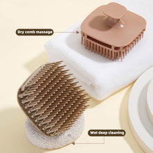 Load image into Gallery viewer, Soft Hair Comb Household Meridian Multi Color Square Massage Hair Brush Household Hair Comb Shower Massage Hollowed Out Hair Brush