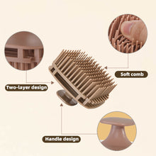 Load image into Gallery viewer, Soft Hair Comb Household Meridian Multi Color Square Massage Hair Brush Household Hair Comb Shower Massage Hollowed Out Hair Brush