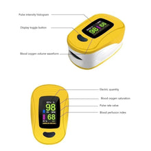 Load image into Gallery viewer, Hexin Chongdian Pulse Oximeter Pulse Oximeter TFT Finger Clip Household Heart Rate Detection Pulse Oximeter Health Care