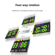 Load image into Gallery viewer, Hexin Chongdian Pulse Oximeter Pulse Oximeter TFT Finger Clip Household Heart Rate Detection Pulse Oximeter Health Care
