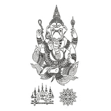 Load image into Gallery viewer, Creative Buddha Tiger Divine Beast Thai Tattoo Stickers Waterproof Tattoo Sticker Cartoon Butterfly Tattoo Stickers