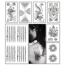 Load image into Gallery viewer, Creative Buddha Tiger Divine Beast Thai Tattoo Stickers Waterproof Tattoo Sticker Cartoon Butterfly Tattoo Stickers