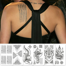 Load image into Gallery viewer, Creative Buddha Tiger Divine Beast Thai Tattoo Stickers Waterproof Tattoo Sticker Cartoon Butterfly Tattoo Stickers