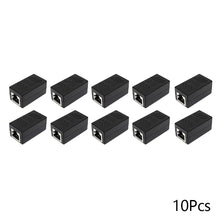 Load image into Gallery viewer, 5/10/20Pcs Ethernet Cable Extender,RJ45 cat 5 cat 6 cat6a Coupler, Extender Connector - Ethernet Coupler Female to Female