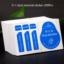 Load image into Gallery viewer, 200pcs Dust Removal Sticker For LCD Screen Cleaning Camera Lens Tablet Watches That Need Protection Film Dust-Absorber Paper