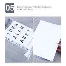 Load image into Gallery viewer, 20 Pieces A4 Twill Waterproof Snap Buckles Large Capacity Office Materials Student Test Paper Bags Transparent File Bags