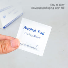 Load image into Gallery viewer, 100/50pcs Disposable Alcohol Cotton Pads Disinfectant Wipe Alcohol Tablets Home Outdoor Cleaning Care Tools