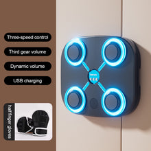 Load image into Gallery viewer, Children's Smart Music Boxing Target With Lights And Half Finger Gloves Home Exercise Decompression Bluetooth Training Wall Target Free Of Punching