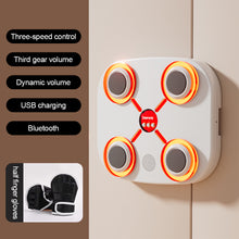 Load image into Gallery viewer, Children's Smart Music Boxing Target With Lights And Half Finger Gloves Home Exercise Decompression Bluetooth Training Wall Target Free Of Punching
