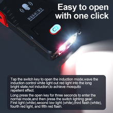 Load image into Gallery viewer, 1PC Dual Light Source Hat Clip Light Wave Hand Sensing Outdoor Red Mosquito Repellent Light Ultra-Light Portable Waterproof Headlight