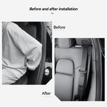 Load image into Gallery viewer, 2Pcs Car Seat Belt Fixing Bracket Rear Seat Belt Limiter Protective Cover Interior Accessories for Tesla Model Y 2022-23