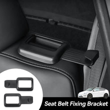 Load image into Gallery viewer, 2Pcs Car Seat Belt Fixing Bracket Rear Seat Belt Limiter Protective Cover Interior Accessories for Tesla Model Y 2022-23