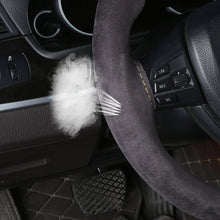 Load image into Gallery viewer, Suede Cowhide DIY Hand Sewn Car Steering Wheel Cover Steering-wheel Fashion Non-slip 38cm//15inch