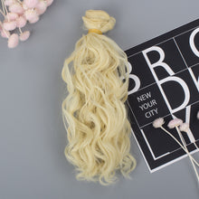 Load image into Gallery viewer, 1/3 1/4 1/6 BJD Dolls Long Hair High Temperature Fiber Soft Silk Doll Wig Multi-color Doll's Accessories