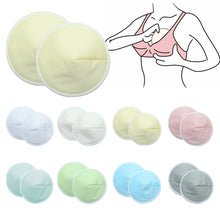 Load image into Gallery viewer, Three-Layer Fiber Reusable Bamboo Breast Pads Waterproof Breathable Anti-Overflow Washable Maternity Care Pad Breastfeeding Accessories