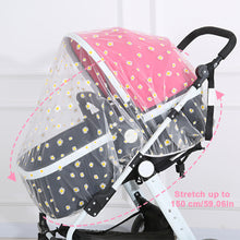Load image into Gallery viewer, Elastic Type Baby Crib Netting Mosquito Net Pushchair Anti-bug Netting Infant Protection Mesh Stroller Trolley Accessories