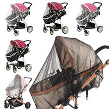Load image into Gallery viewer, Elastic Type Baby Crib Netting Mosquito Net Pushchair Anti-bug Netting Infant Protection Mesh Stroller Trolley Accessories