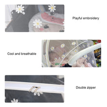 Load image into Gallery viewer, Zipper Type Baby Crib Netting Mosquito Net Pushchair Anti-bug Netting Infant Protection Mesh Stroller Trolley Accessories