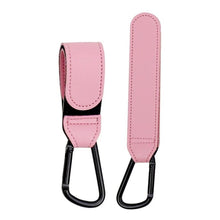 Load image into Gallery viewer, PU Leather Baby Stroller Hook for Pram Rotate 360 Degree Rotatable Cart Organizer Pram Hook Stroller Accessories