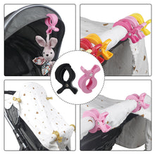 Load image into Gallery viewer, Baby Stroller Clamp Alligator Clip Pram Peg Portable Stroller Hook Baby Car Seat Clips Toddler Baby Stroller Accessories