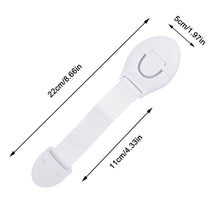 Load image into Gallery viewer, 10Pcs Baby Cabinet Locks Strap Drawer Lock Child Anti Opening Refrigerator Lock Home Baby Anti Pinch Safety Protection Buckle
