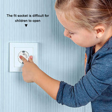 Load image into Gallery viewer, EU Plug Electrical Safety Socket Cover Baby Child Safety Guard Electric Shock Hole Plugs Protector Anti Electric Outlet Protectors