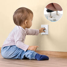 Load image into Gallery viewer, EU Plug Electrical Safety Socket Cover Baby Child Safety Guard Electric Shock Hole Plugs Protector Anti Electric Outlet Protectors
