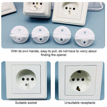 Load image into Gallery viewer, EU Plug Electrical Safety Socket Cover Baby Child Safety Guard Electric Shock Hole Plugs Protector Anti Electric Rotate Outlet Protectors