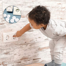 Load image into Gallery viewer, EU Plug Electrical Safety Socket Cover Baby Child Safety Guard Electric Shock Hole Plugs Protector Anti Electric Rotate Outlet Protectors
