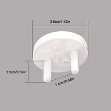Load image into Gallery viewer, EU Plug Electrical Safety Socket Cover Baby Child Safety Guard Electric Shock Hole Plugs Protector Anti Electric Rotate Outlet Protectors