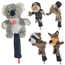 Load image into Gallery viewer, Cute Animal Golf Driver Head Cover Golf No.1 Protector Soft Durable Golf Head Club Putter Covers