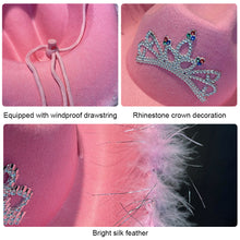 Load image into Gallery viewer, Feather Western Cowboy Hat Scarf Set Glasses British Retro Jazz Hat Theme Party Halloween Carnival Hat Costume Headwear
