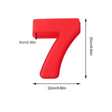 Load image into Gallery viewer, 10 Inch 0-9 Numbers Cake Mold Cake Decorating Tools Silicone Cake Pan Number Cake Molds DIY Birthday Cake Pastry Bakery Accessories