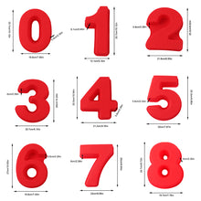 Load image into Gallery viewer, 10 Inch 0-9 Numbers Cake Mold Cake Decorating Tools Silicone Cake Pan Number Cake Molds DIY Birthday Cake Pastry Bakery Accessories