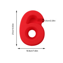 Load image into Gallery viewer, 10 Inch 0-9 Numbers Cake Mold Cake Decorating Tools Silicone Cake Pan Number Cake Molds DIY Birthday Cake Pastry Bakery Accessories