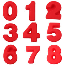 Load image into Gallery viewer, 10 Inch 0-9 Numbers Cake Mold Cake Decorating Tools Silicone Cake Pan Number Cake Molds DIY Birthday Cake Pastry Bakery Accessories
