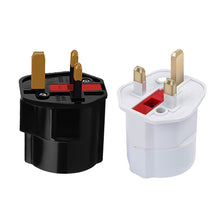 Load image into Gallery viewer, Universal CE Rohs European EU to US UK Plug Adapter Travel Converter Middle East Malaysia United Kingdom