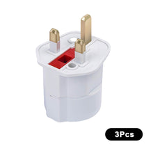 Load image into Gallery viewer, Universal CE Rohs European EU to US UK Plug Adapter Travel Converter Middle East Malaysia United Kingdom