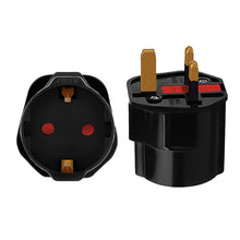 Load image into Gallery viewer, Universal CE Rohs European EU to US UK Plug Adapter Travel Converter Middle East Malaysia United Kingdom