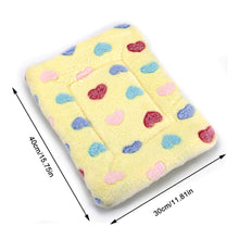Load image into Gallery viewer, Pet Warm Fleece Mat Small Large Paw Print Cat Dog Puppy Soft Blanket Bed Pillow Cushion