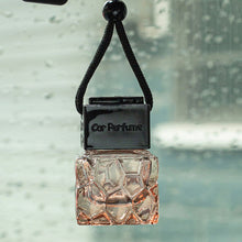 Load image into Gallery viewer, 8ml/10ml Car Air Freshener Oil Empty Bottle Car Air Freshener Decoration Perfume Hanging Glass Essential Oil Bottle with Black Caps Accessories