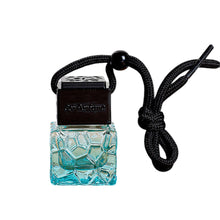 Load image into Gallery viewer, 8ml/10ml Car Air Freshener Oil Empty Bottle Car Air Freshener Decoration Perfume Hanging Glass Essential Oil Bottle with Black Caps Accessories