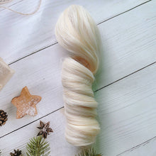 Load image into Gallery viewer, Ponytail Cotton Doll Chemical Fiber Wig Chemical Fiber Clamping BJD SD Doll Hair 20cm Purple Doll Long Curly Hair Ponytail