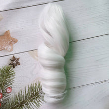 Load image into Gallery viewer, Ponytail Cotton Doll Chemical Fiber Wig Chemical Fiber Clamping BJD SD Doll Hair 20cm Purple Doll Long Curly Hair Ponytail