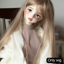 Load image into Gallery viewer, 1/6 BJD Dolls Short Long Hair High Temperature Fiber Soft Silk Doll Wig Colorful Wig Multi-color Doll's Accessories