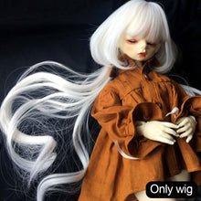 Load image into Gallery viewer, 1/6 BJD Dolls Short Long Hair High Temperature Fiber Soft Silk Doll Wig Colorful Wig Multi-color Doll's Accessories