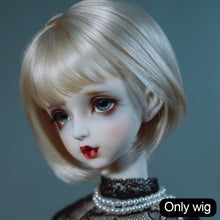 Load image into Gallery viewer, 1/6 BJD Dolls Short Long Hair High Temperature Fiber Soft Silk Doll Wig Colorful Wig Multi-color Doll's Accessories